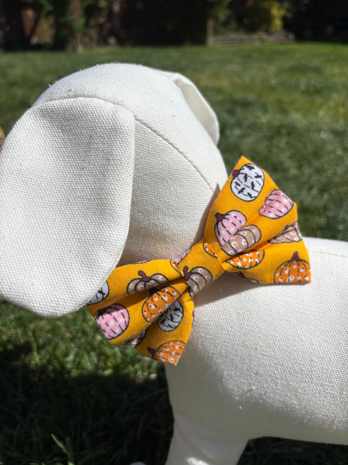 Orange Pumpkin Bow