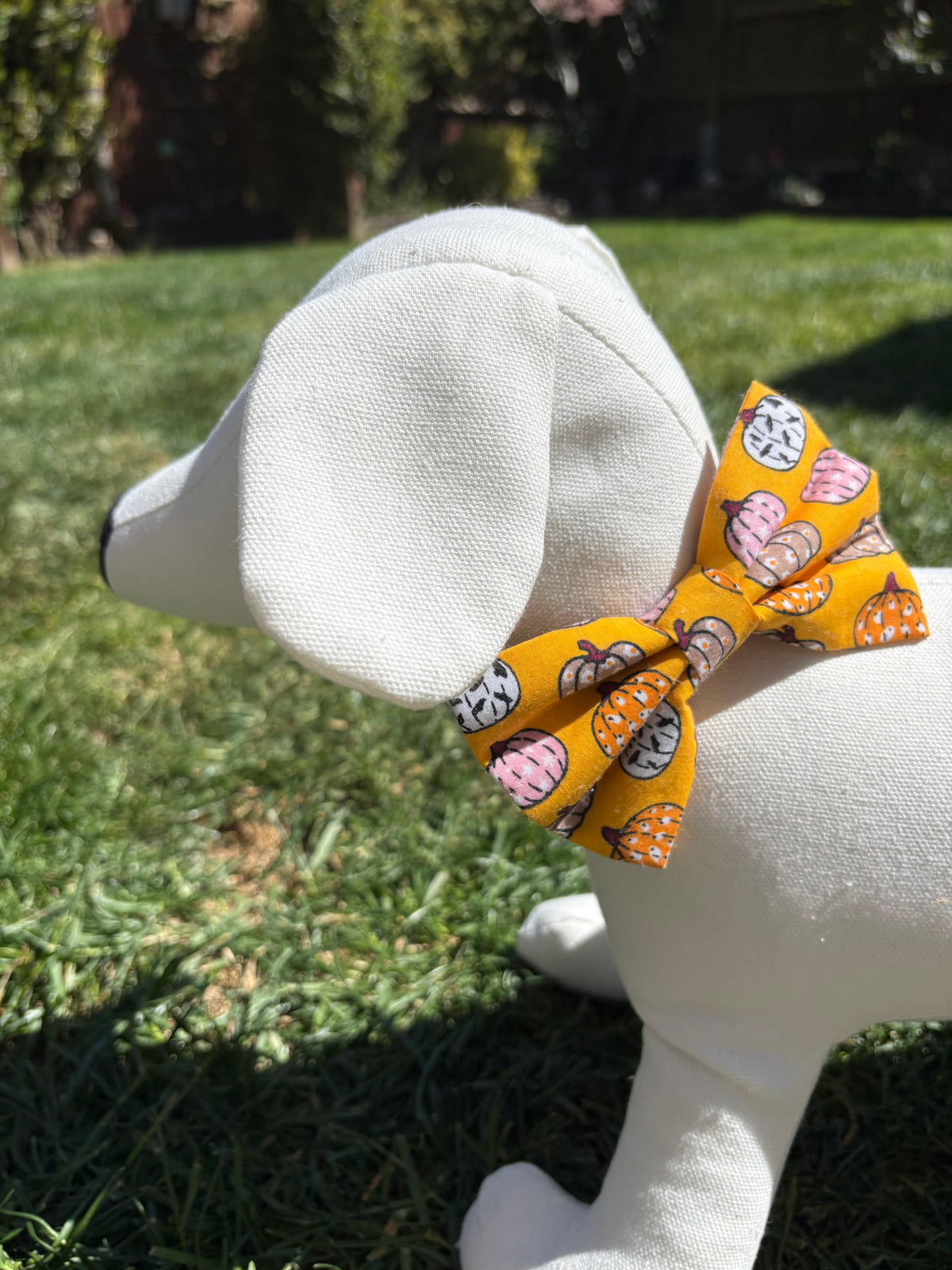 Orange Pumpkin Bow
