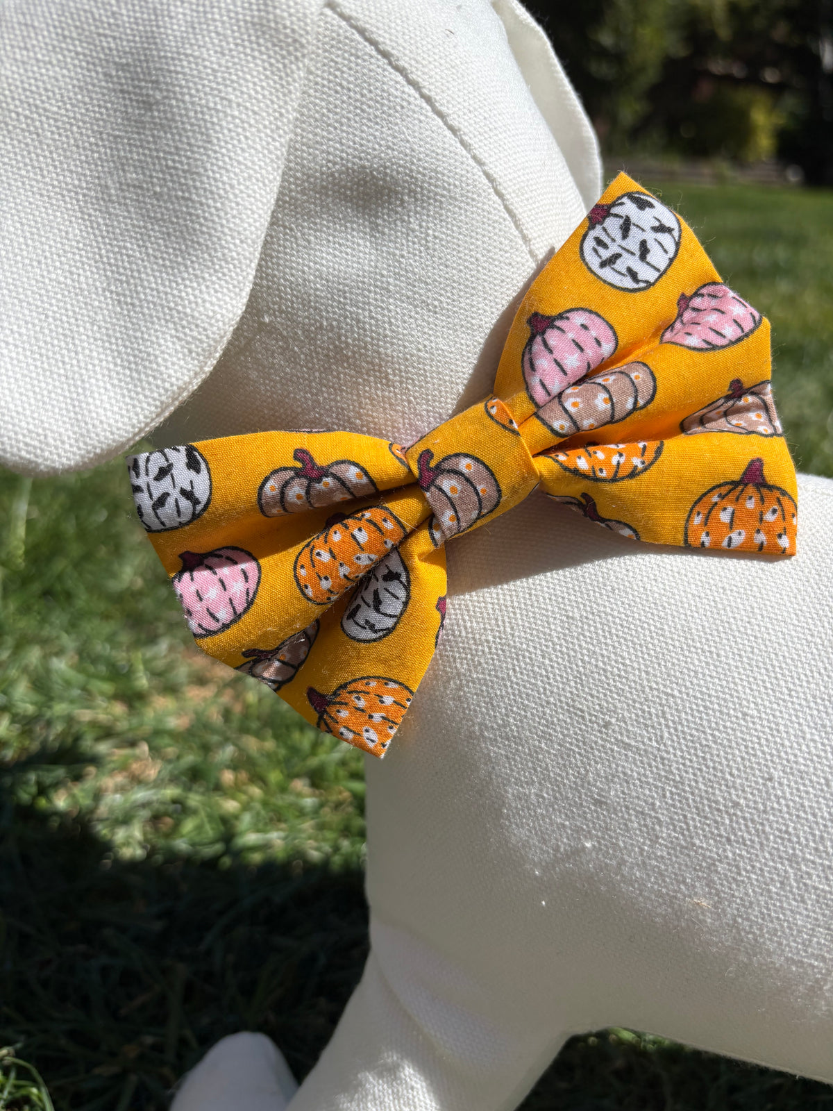Orange Pumpkin Bow