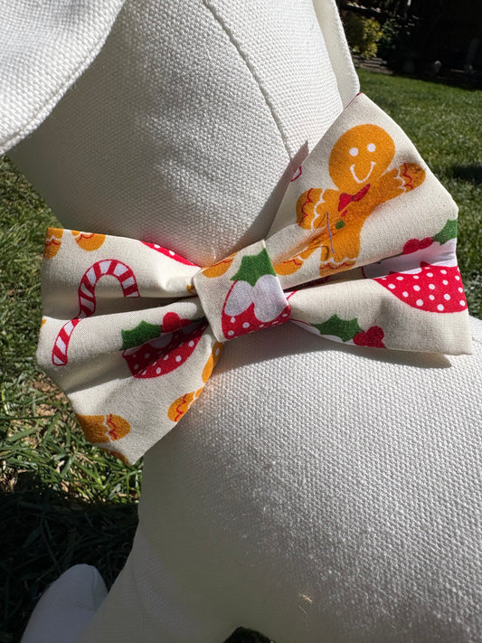 Gingerbread Man Bow